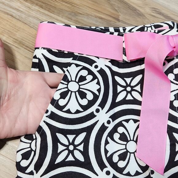 🔹️NWT Molly B Black and White Print Belted Shorts Size 6 - Picture 5 of 11